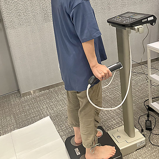 体組成測定会の様子