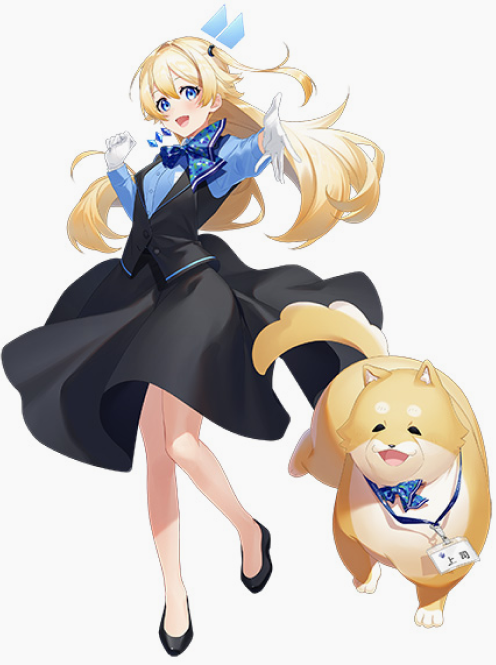 福井銀行 VTuber 未来ツバサ わんこ部長