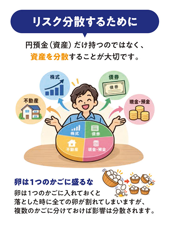 リスク分散するために