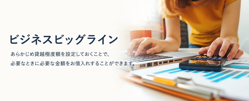 あらかじめ貸越極度額を設定しておくことで、必要なときに必要な金額をお借入れすることができます。