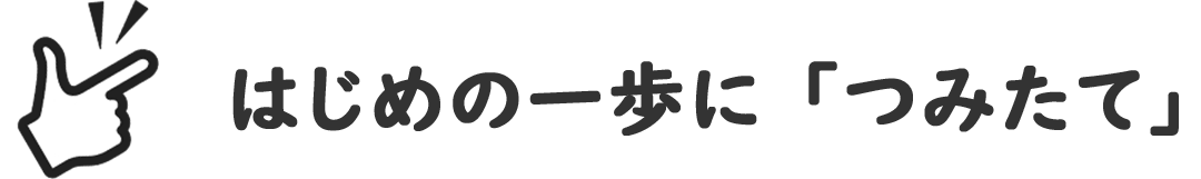 はじめの一歩に「つみたて」