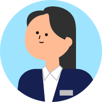 応対する銀行員